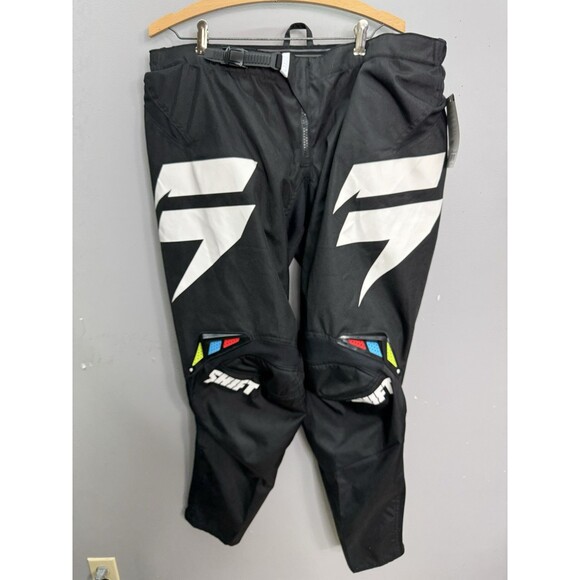 Shift Whit3 Ninety Seven Trac Pants Black/White ADULT Size 40 Utility Pocket - Picture 3 of 11